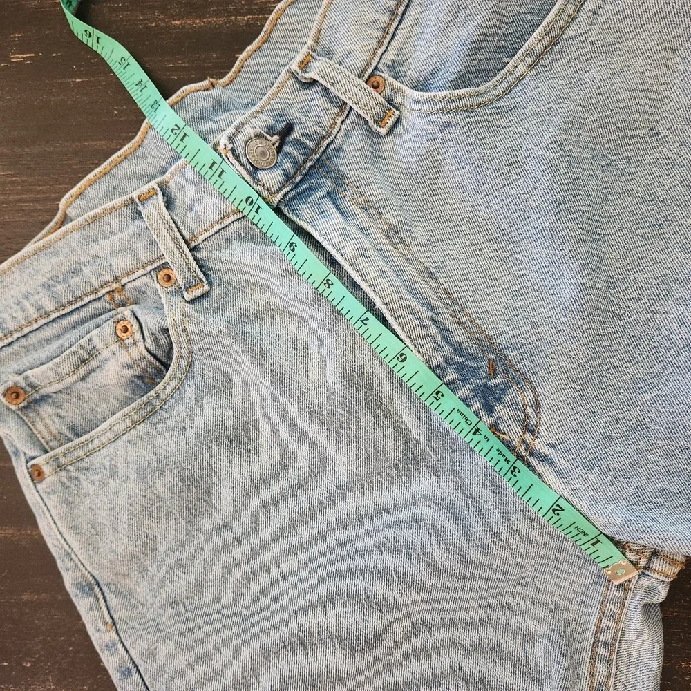 Vintage Levis 505 Jorts‎ Shorts Mens 32 Blue Light Wash Relaxed Fit Y2K Retro